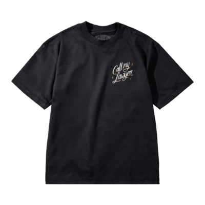 Market Airbrush Call My Lawyer Tee - 'Washed Black' MKT26Q2-SS0646
