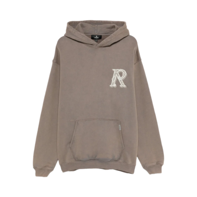 Represent Western Initial Hoodie - 'Dusty Brown'