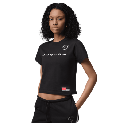WMNS Jordan Brooklyn Graphic Tee - 'Black' IR8803-010