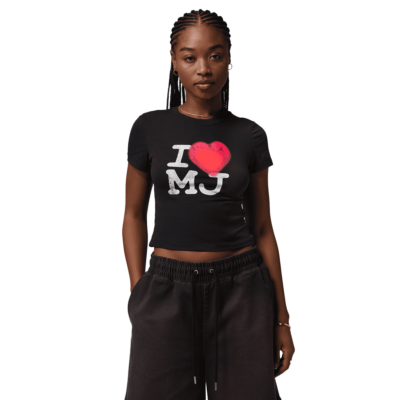 WMNS Jordan Flight Graphic Tee - 'Black' IR0770-010