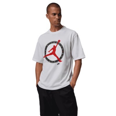 Jordan Flight Club Tee - 'White/University Red' IM1352-100