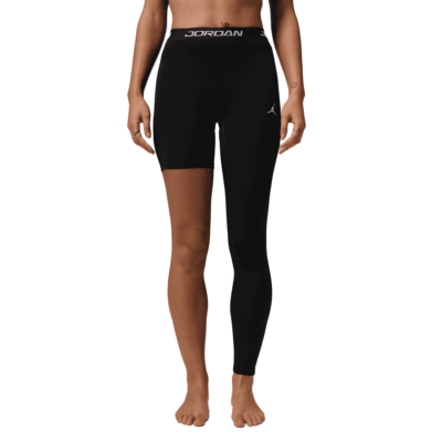 WMNS Jordan High-Rise Single-Leg Basketball Tights (Left) - 'Black/White' IF2275-010