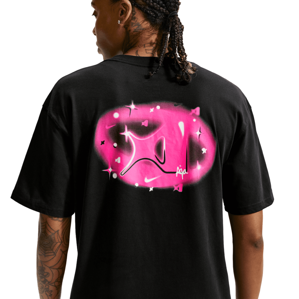 Nike A'ja Wilson Dri-FIT Tee - 'Black/Hyper Pink' - Kicks Lounge
