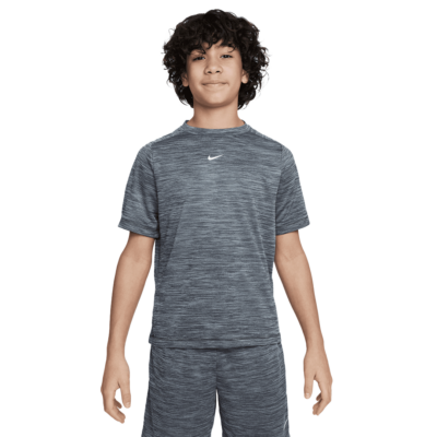 Kids Nike Tee - 'Black/Light Smoke Grey' HJ3771-010