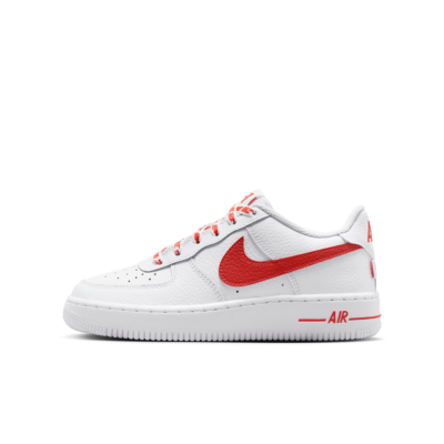 GS Nike Air Force 1 Low - 'White/Picante Red' IR0270-102