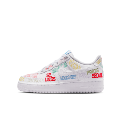 GS Nike Air Force 1 LV8 3 - 'White/White' IO9739-100