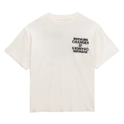 Honor The Gift Nothing Changes Tee - 'White' HTG260191