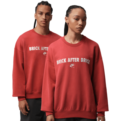 Jordan BIKE Air x Nigel Sylvester Fleece Crew-Neck Sweatshirt - 'Cinnabar' IQ8154-671