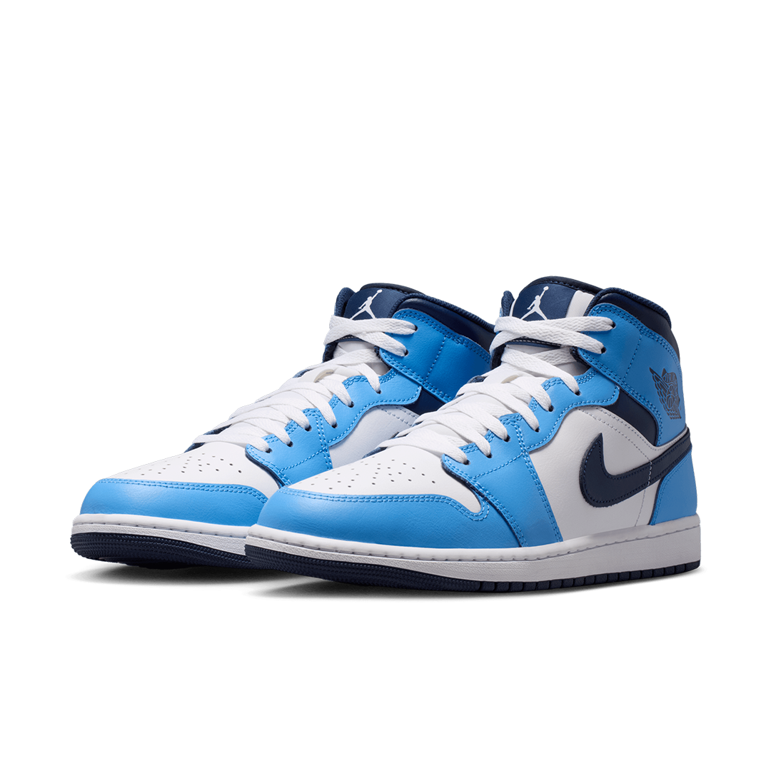 Air Jordan 1 Mid - 'University Blue/Midnight Navy' - Kicks Lounge