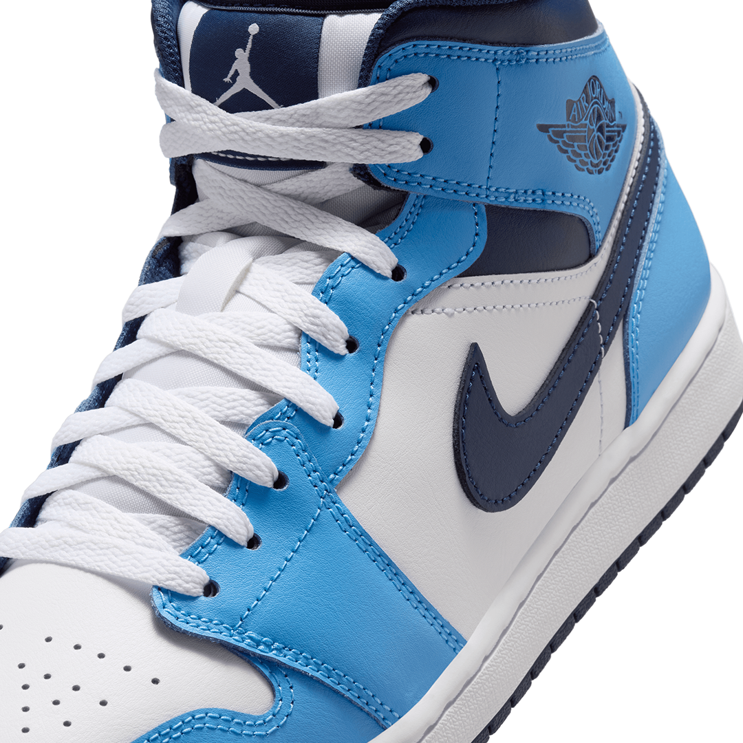 Air Jordan 1 Mid - 'University Blue/Midnight Navy' - Kicks Lounge