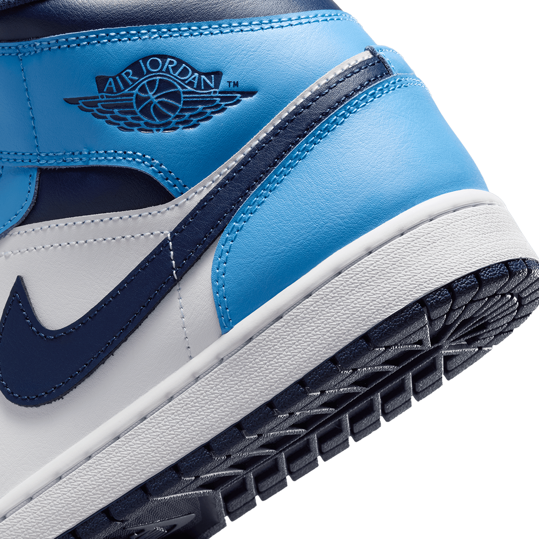 Air Jordan 1 Mid - 'University Blue/Midnight Navy' - Kicks Lounge