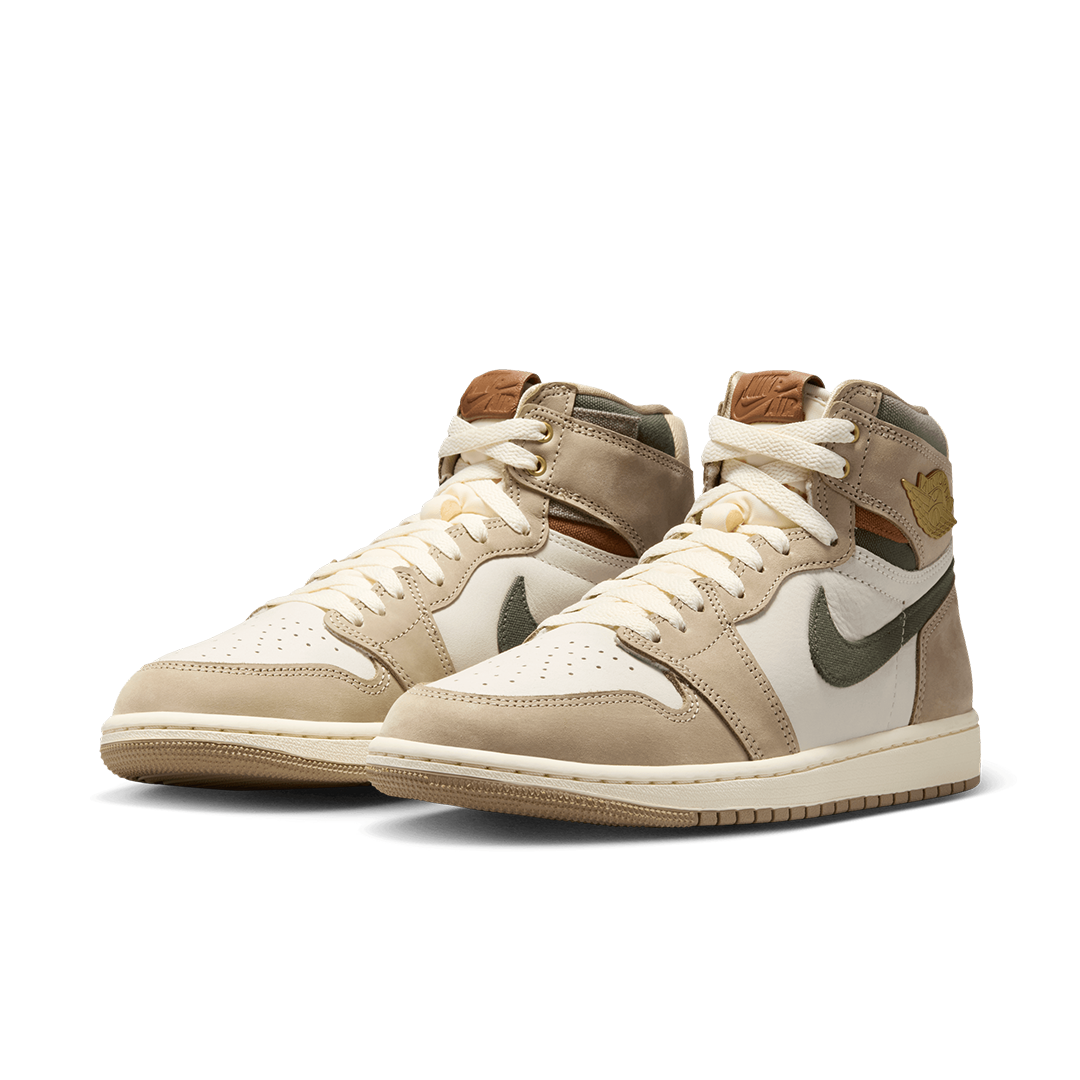 Nike Air Jordan 1 厚底スニーカー ベージュ WMNS Air Jordan 1 High OG - 'Khaki' - Kicks Lounge