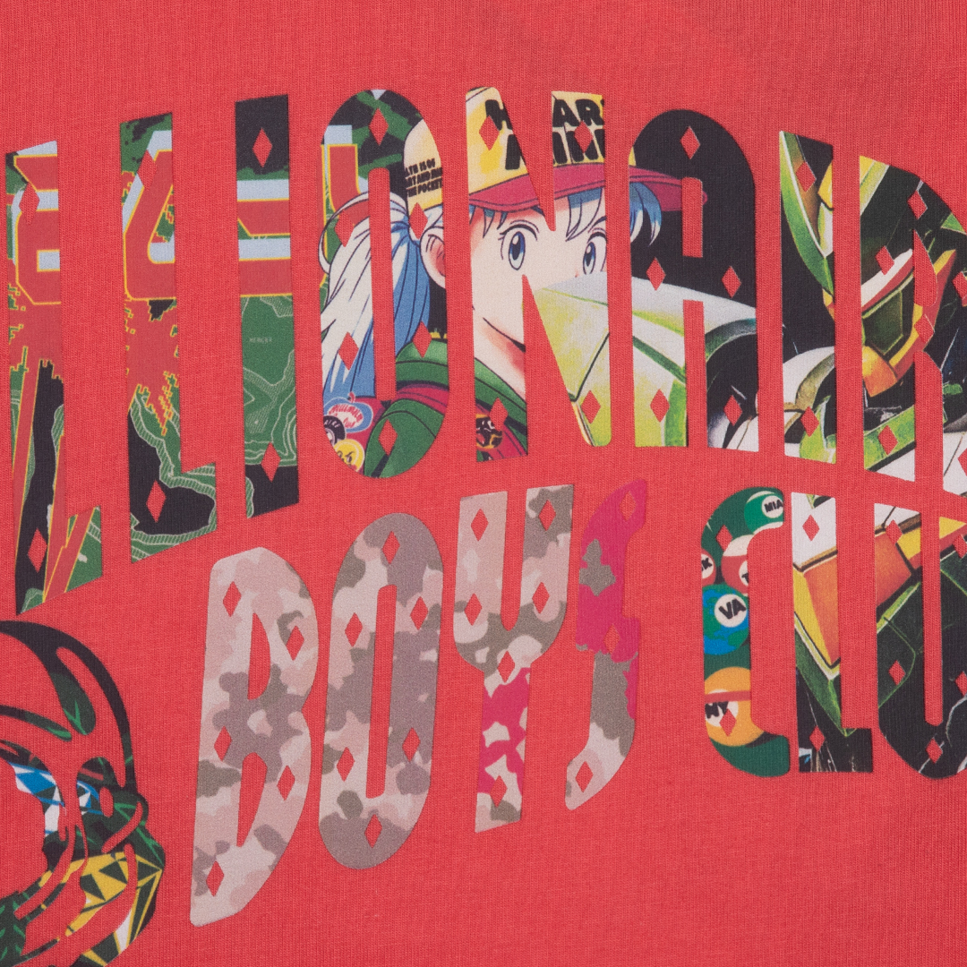 Billionaire Boys Club Curve Collage Tee - 'Rose Of Sharon' 861-2204