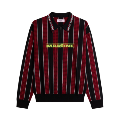 Martine Rose Logo Polo - 'Red/Black'