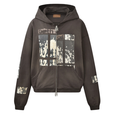Birth Of Royal Child Flash Light Zip Hoodie - 'Black' BC25FWHA09