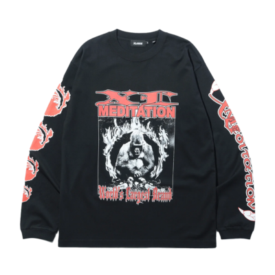 Xlarge Mediation L/S Tee - 'Black' 201261011019