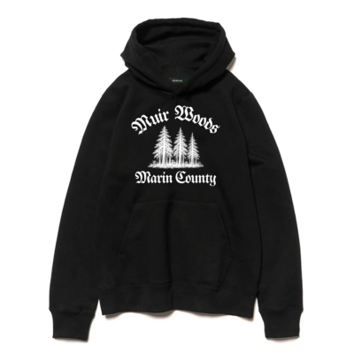 Afield Out Muir Hoodie - 'Black' AOSP26-MWHD