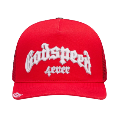 Godspeed Forever Trucker Snapback Hat - 'Cherry' Gs-Forever-Trucker-Hat-Cherry-5-12-2026