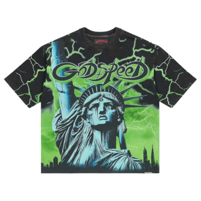 Godspeed Voltage Tee - 'Black/Volt' Voltage-T-Shirt-Volt-5172026
