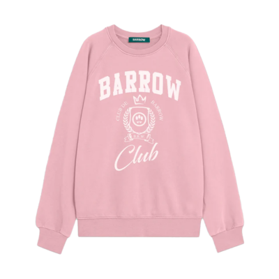 Barrow Sweetshirt Crew - 'Smoke Pink' S6BWUASW020