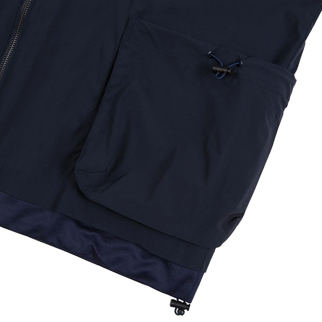 Paper Planes Zip Cargo Shirt - 'Navy' 310115