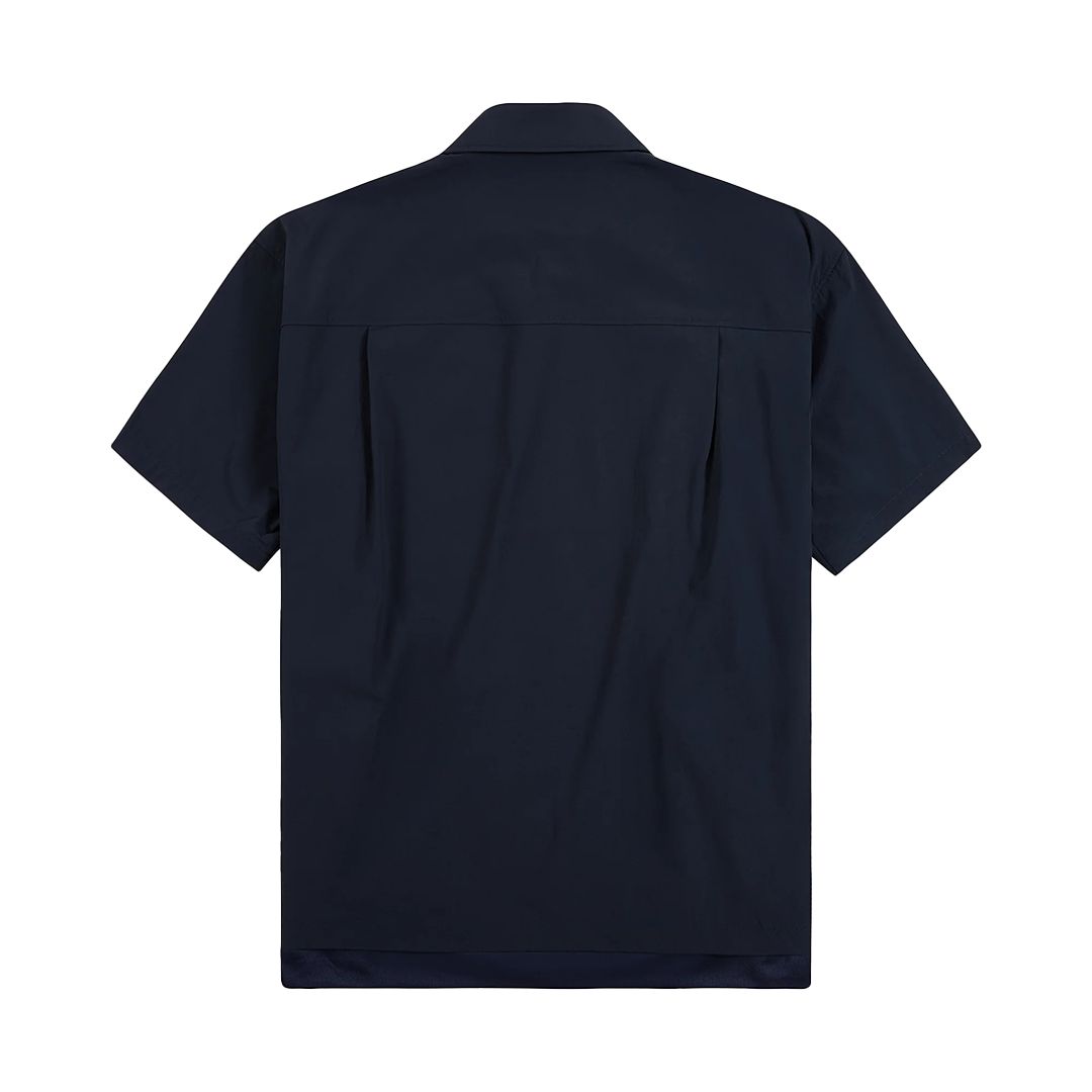 Paper Planes Zip Cargo Shirt - 'Navy' 310115