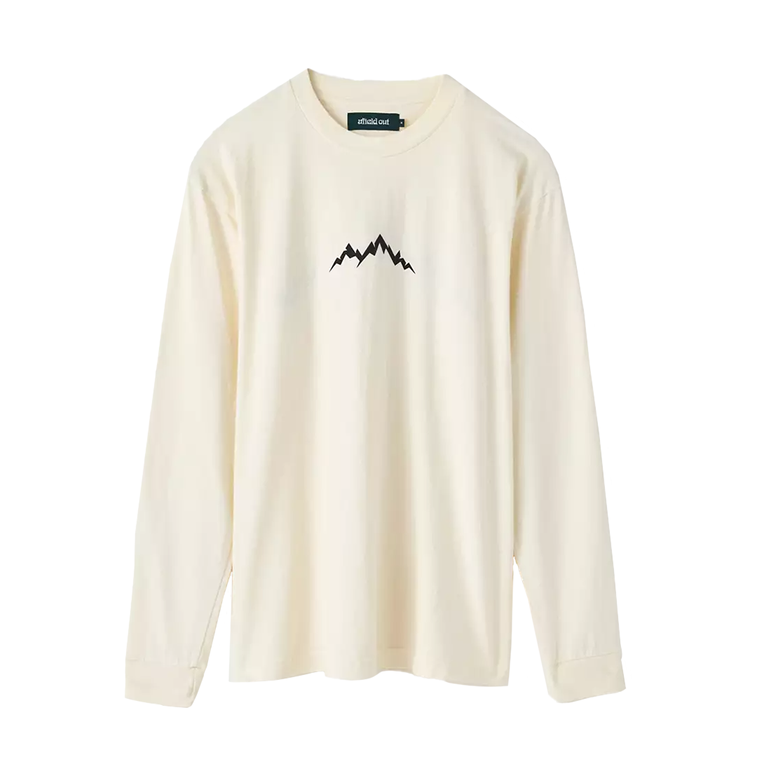 Afield Out Logo L/S Tee - 'Bone' AOSP26-LG