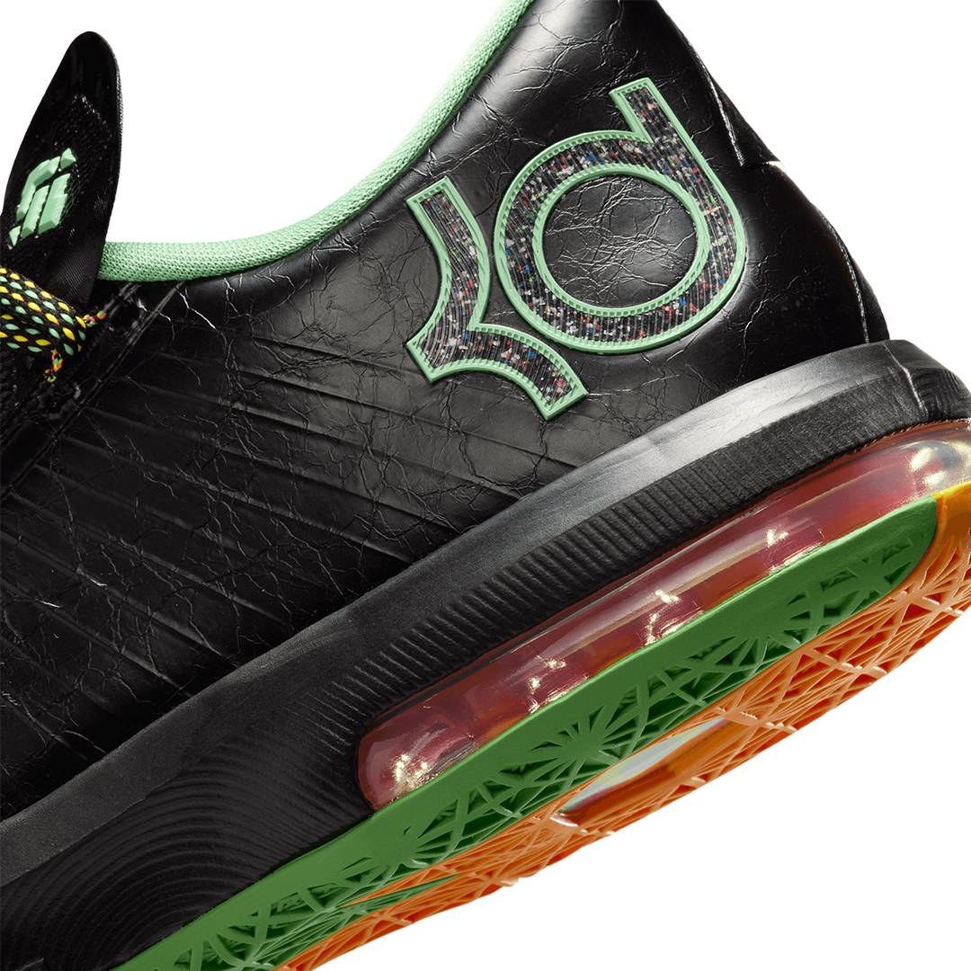 Nike KD 6 - 'Black/Multi-Color/Lucid Green' IH3582-001