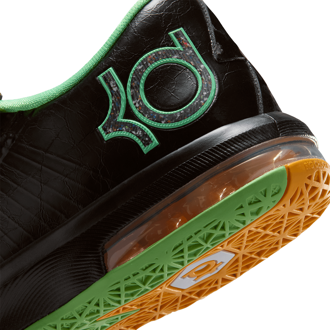 GS Nike KD 6 - 'Black/Multi-Color/Lucid Green' IU1286-001