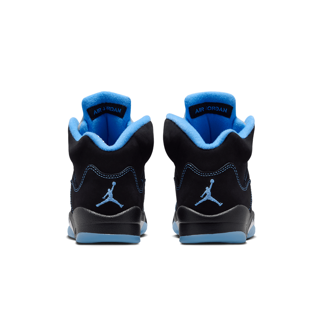 GS Air Jordan 5 - 'Black/University Blue' 440888-008