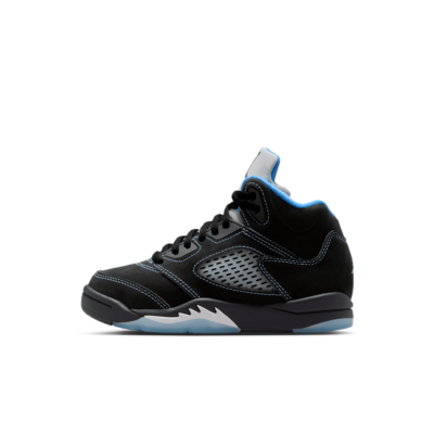 PS Air Jordan 5 - 'Black/University Blue' 440889-008