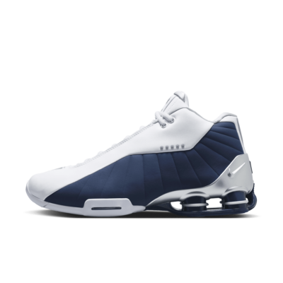 Nike Shox BB4 - 'White/Midnight Navy-Metallic Silver' IR1983-100