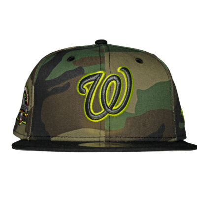 New Era 5950 Washington Nationals Fitted Hat - 'Green Camo/Black' 71064287