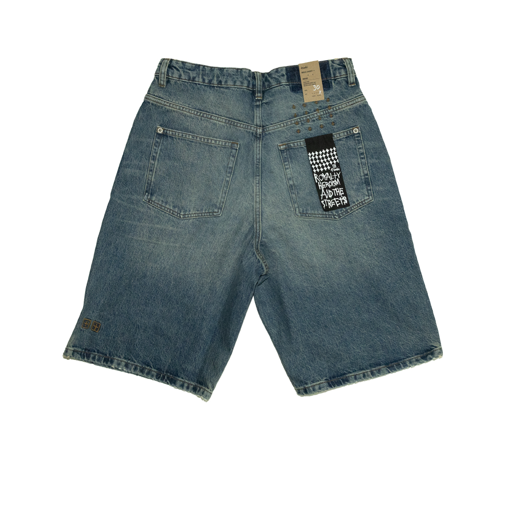 Ksubi Maxx Denim Short - 'Hendrix Blue Repair' MPF26WA020