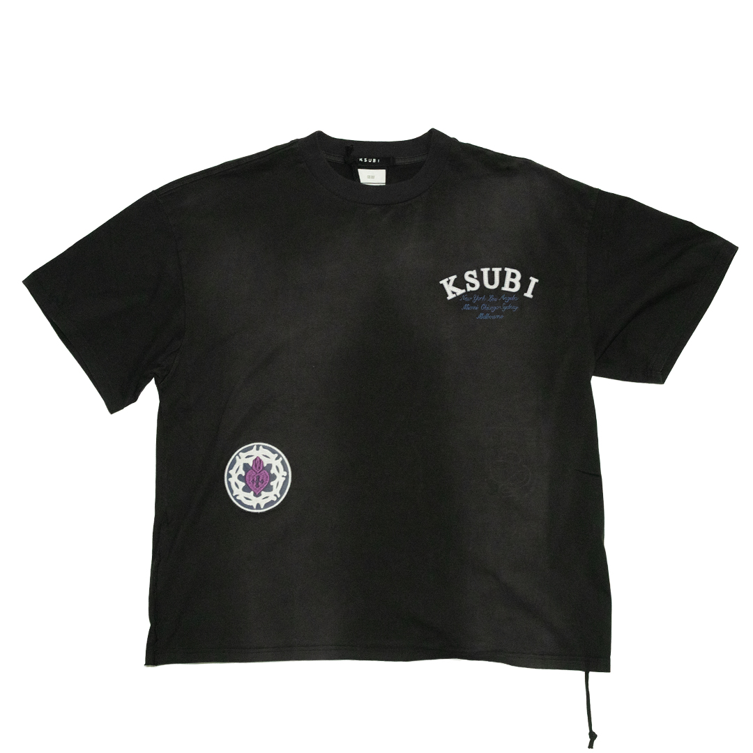 Ksubi Genesis Ekcess Tee - 'Charcoal Fade' MPF26TE016