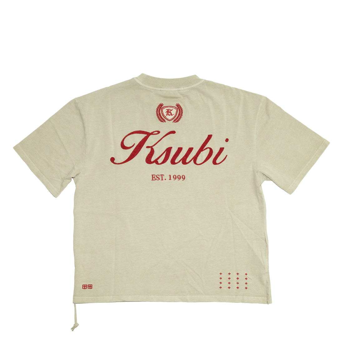 Ksubi Klasse Halen Tee - 'Grey' MPF26TE007
