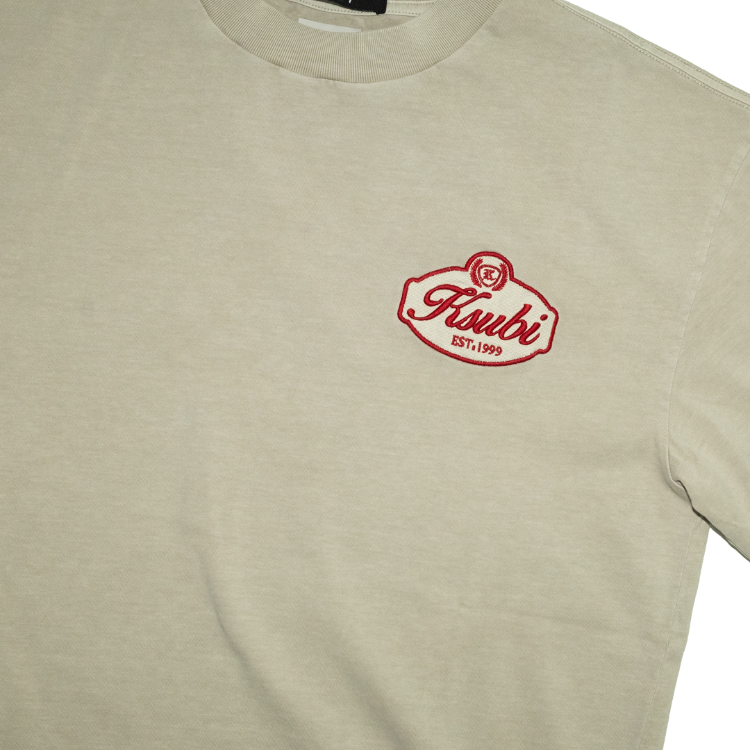 Ksubi Klasse Halen Tee - 'Grey' MPF26TE007