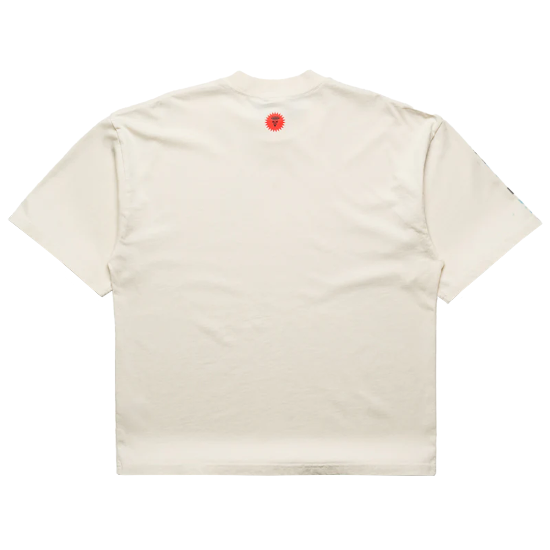 Icecream Suppressor Knit Tee - 'Antique White' 461-3311