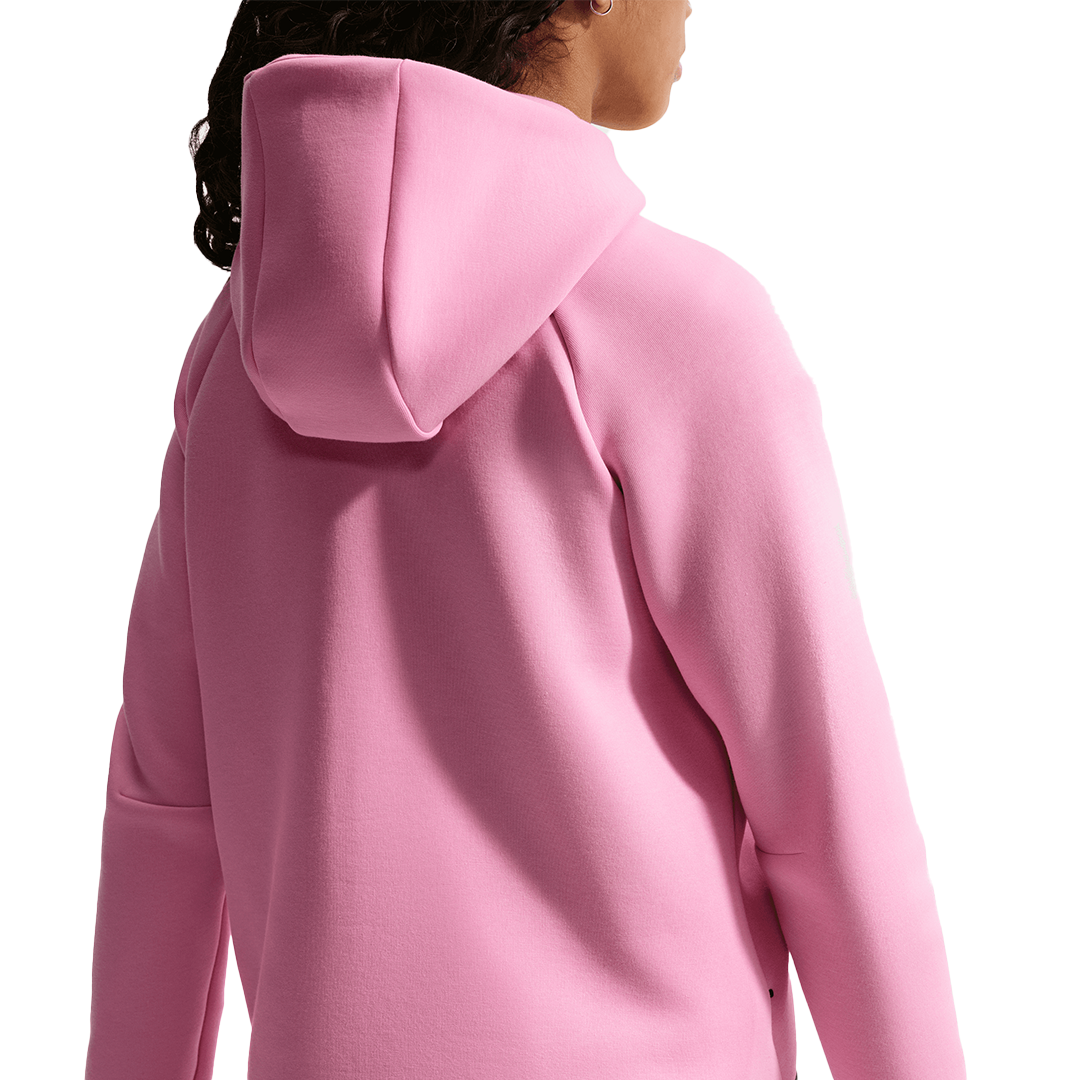 Kids Nike Zip Hoodie - 'Pink Rise/Black' HV8695-621