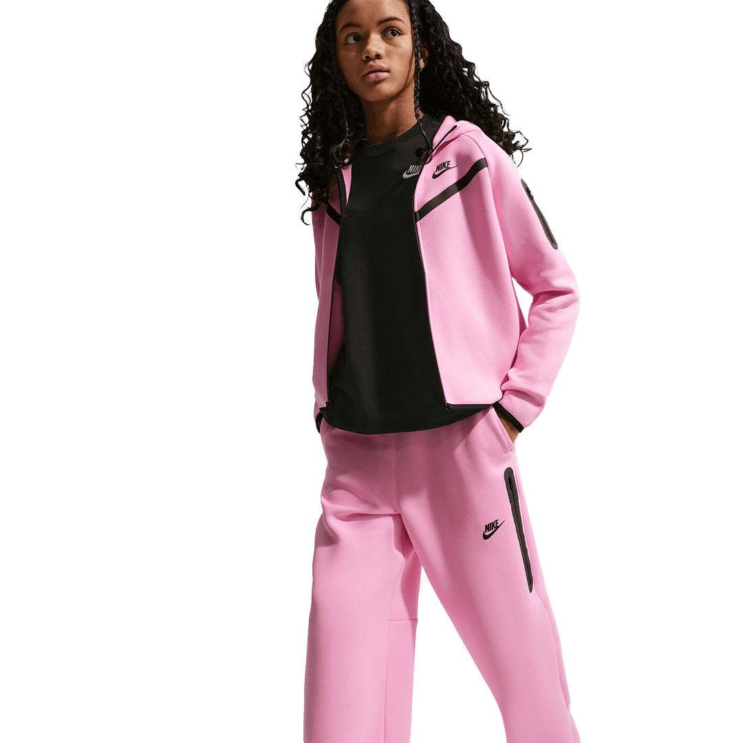 Kids Nike Wide-Leg Pant - 'Pink Rise/Black' IM4552-621