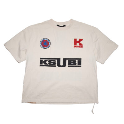 Ksubi Zoom Ekcess Tee - 'Ecru' MPF26TE008