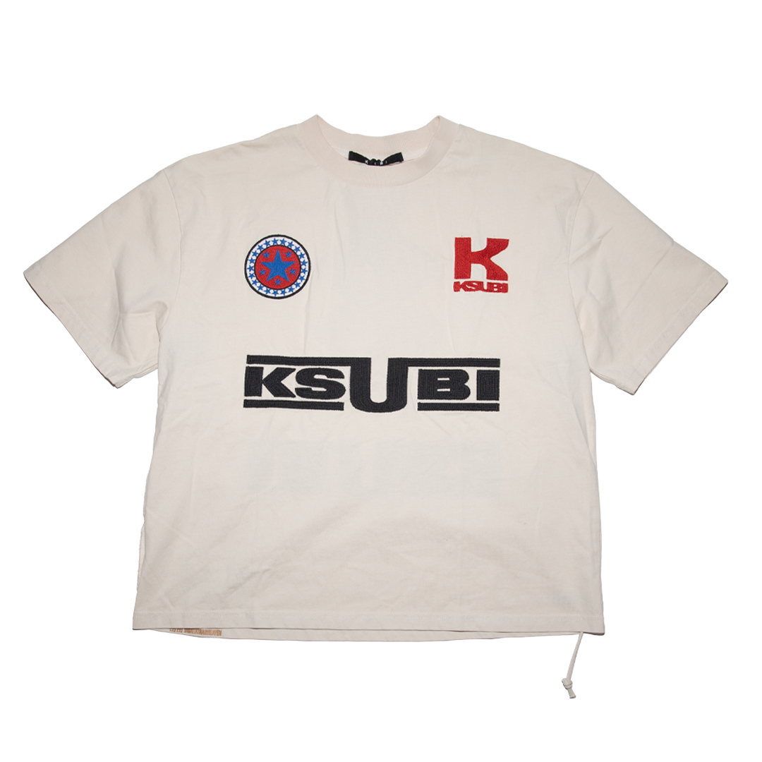 Ksubi Zoom Ekcess Tee - 'Ecru' MPF26TE008
