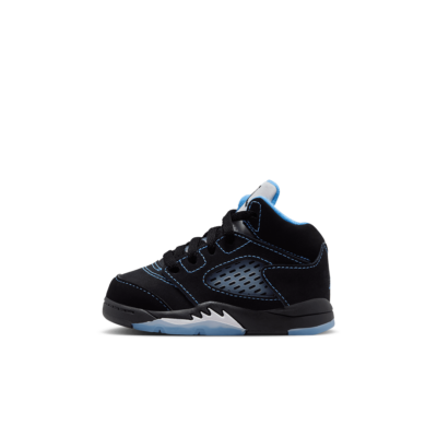TD Air Jordan 5 - 'Black/University Blue' 440890-008
