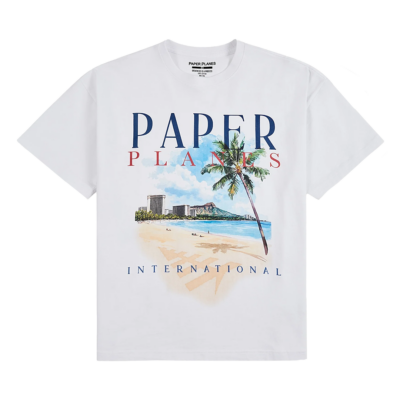 Paper Planes Hawaii Beach Tee - 'White' 200665