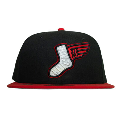 New Era 5950 Chicago White Sox Fitted Hat - 'Black/Red' 60666573