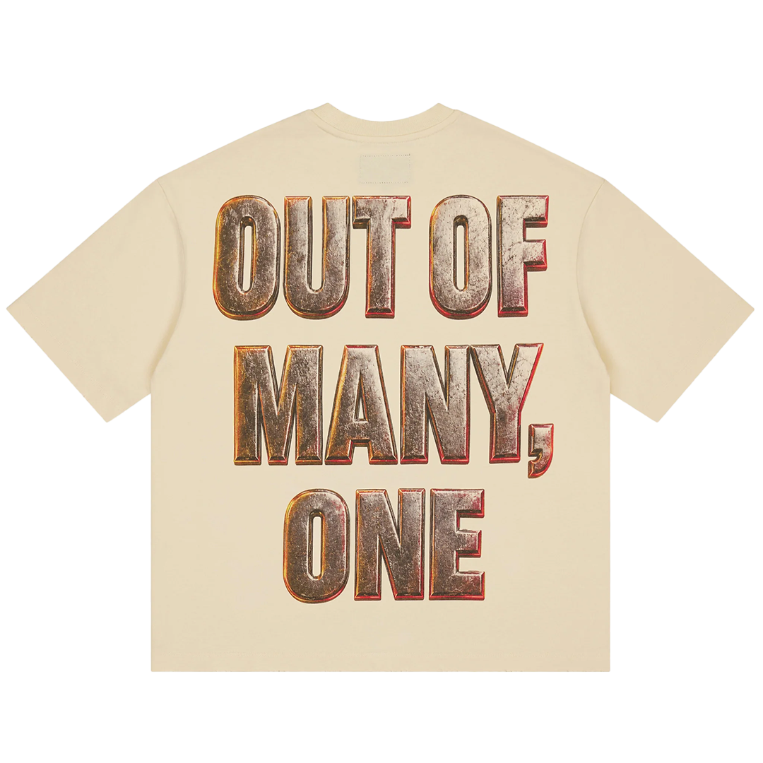 Godspeed Omerta Tee - 'Bone' Omerta-T-Shirt-Bone