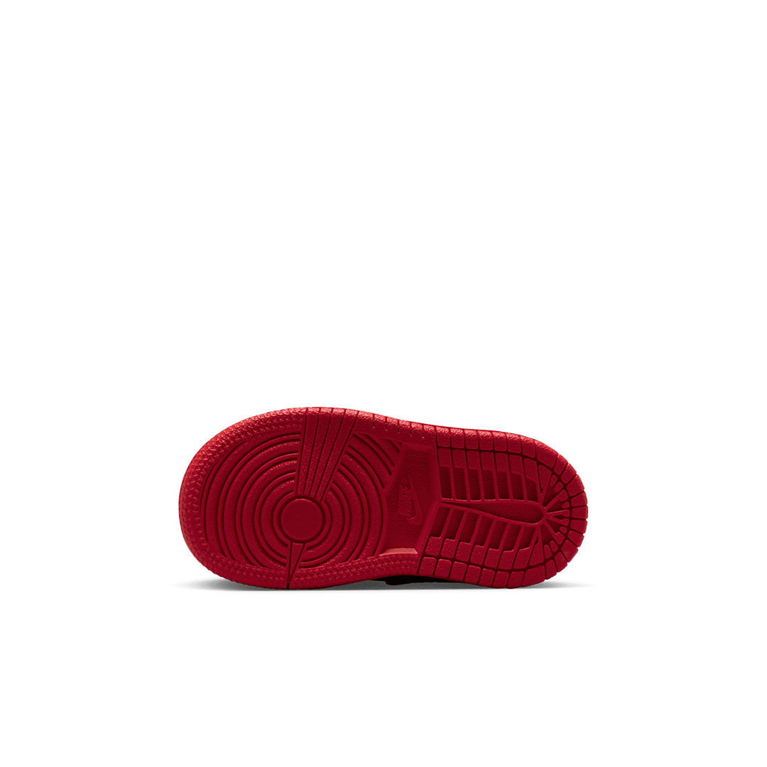 TD Air Jordan 1 Mid - 'Black/University Red' DQ8425-005