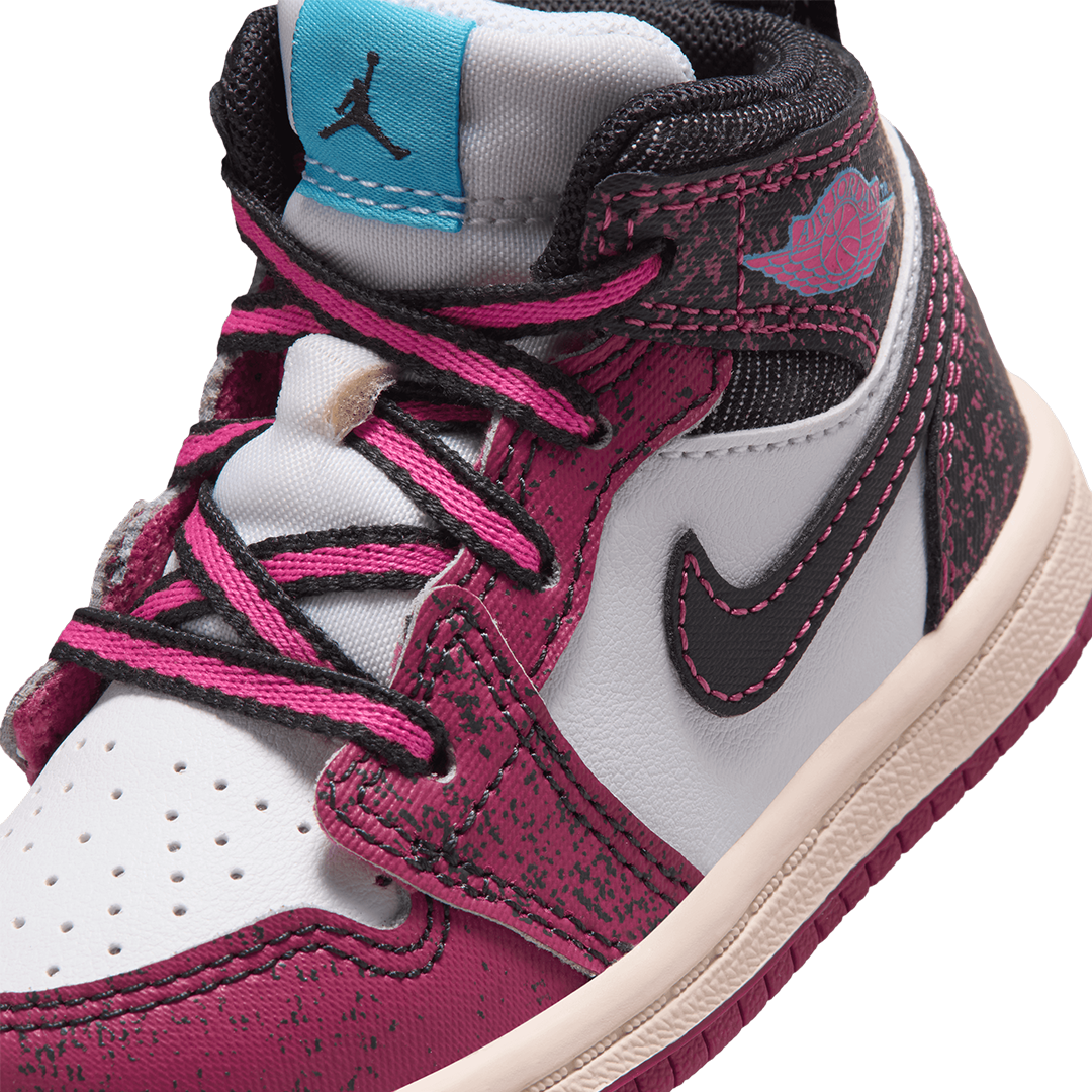 TD Air Jordan 1 Mid SE - 'Sweet Beet/Desert Pink' II0590-600