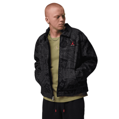 Jordan Chore Jacket - 'Black/University Red' IM8989-010