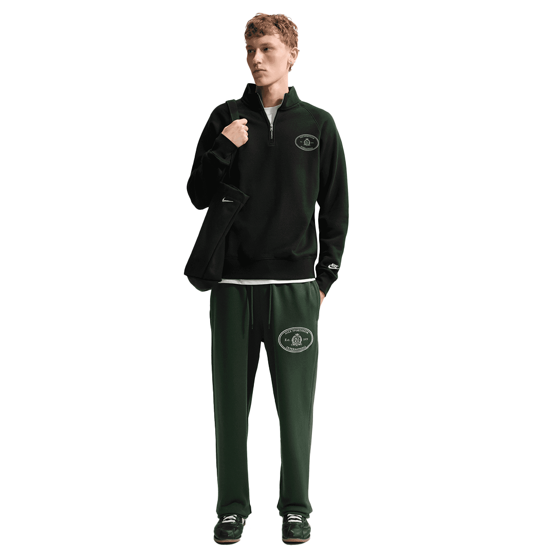 Nike Club Half-Zip Fleece Top - 'Black/Black' IM5829-010